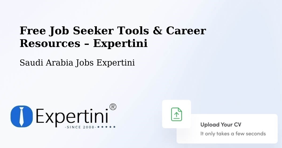 Free Job Seeker Tools & Career Resources – Al Jumūm - Al Jumūm, Saudi Arabia Jobs Expertini